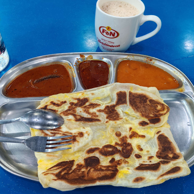 Roti Telur + Teh Tarik